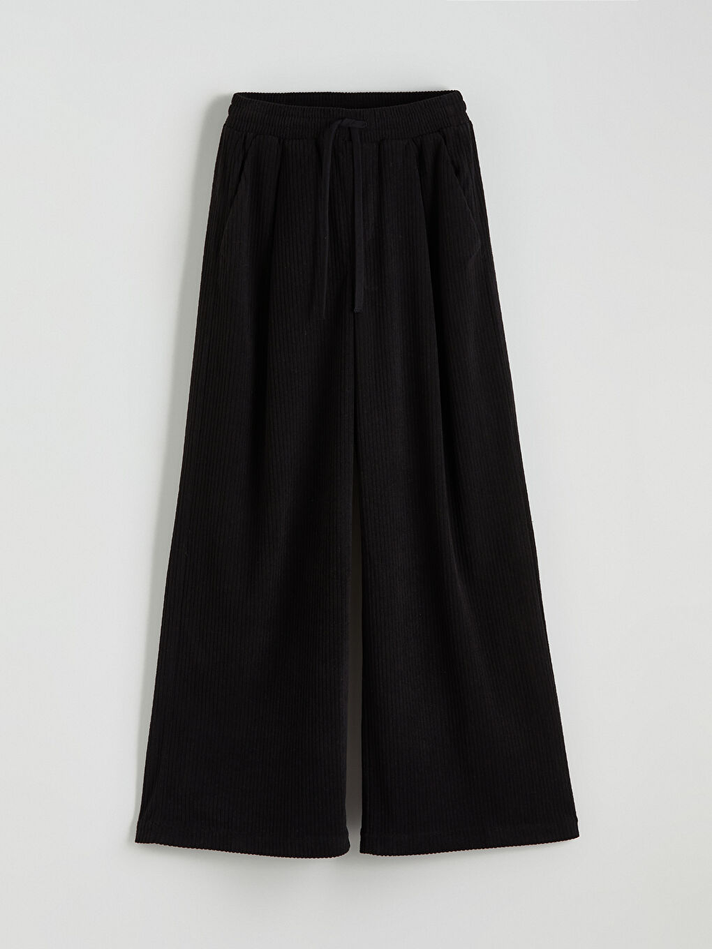 پانتۆڵ مەخمەڵ کەمەر لاستیک بۆ ژنان-4