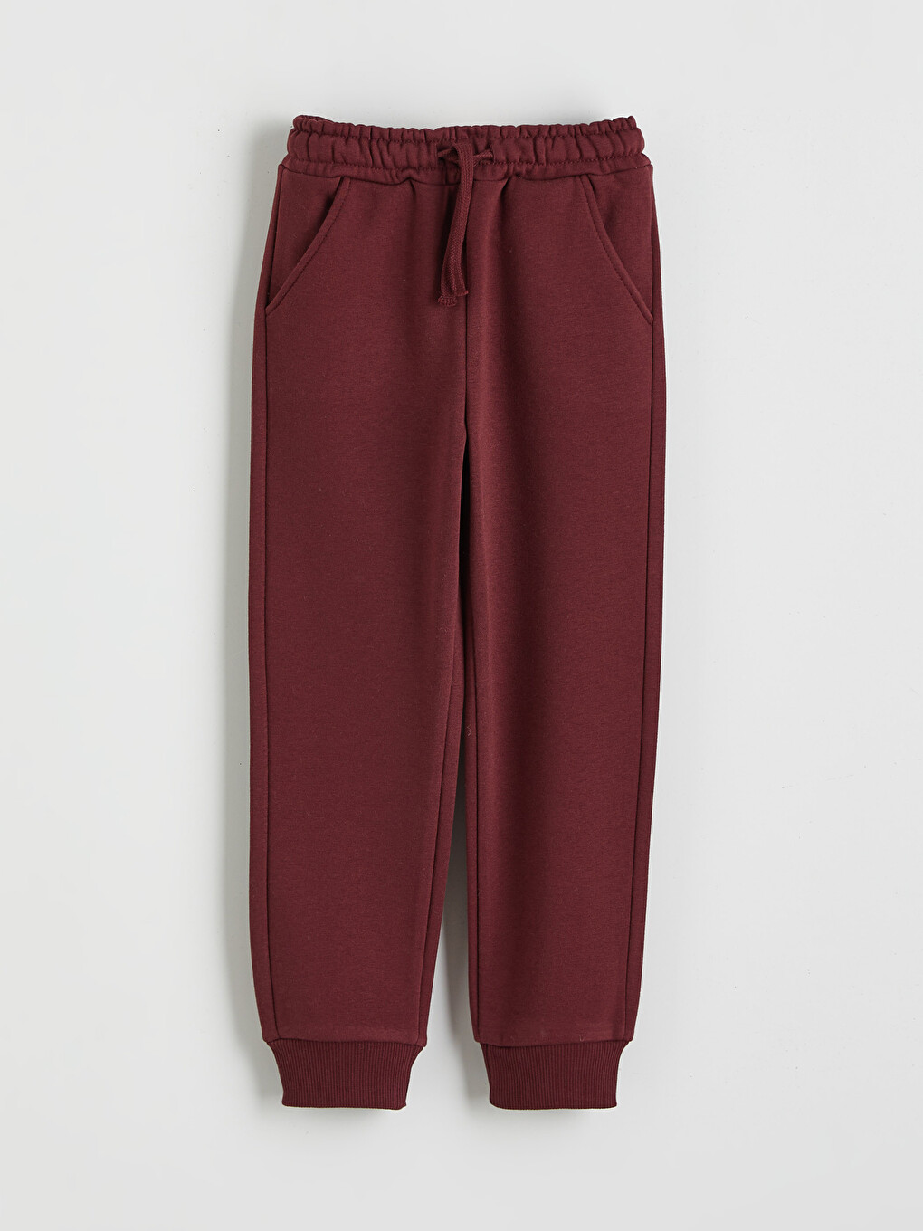 Bordo Erkek Çocuk Jogger Eşofman Altı