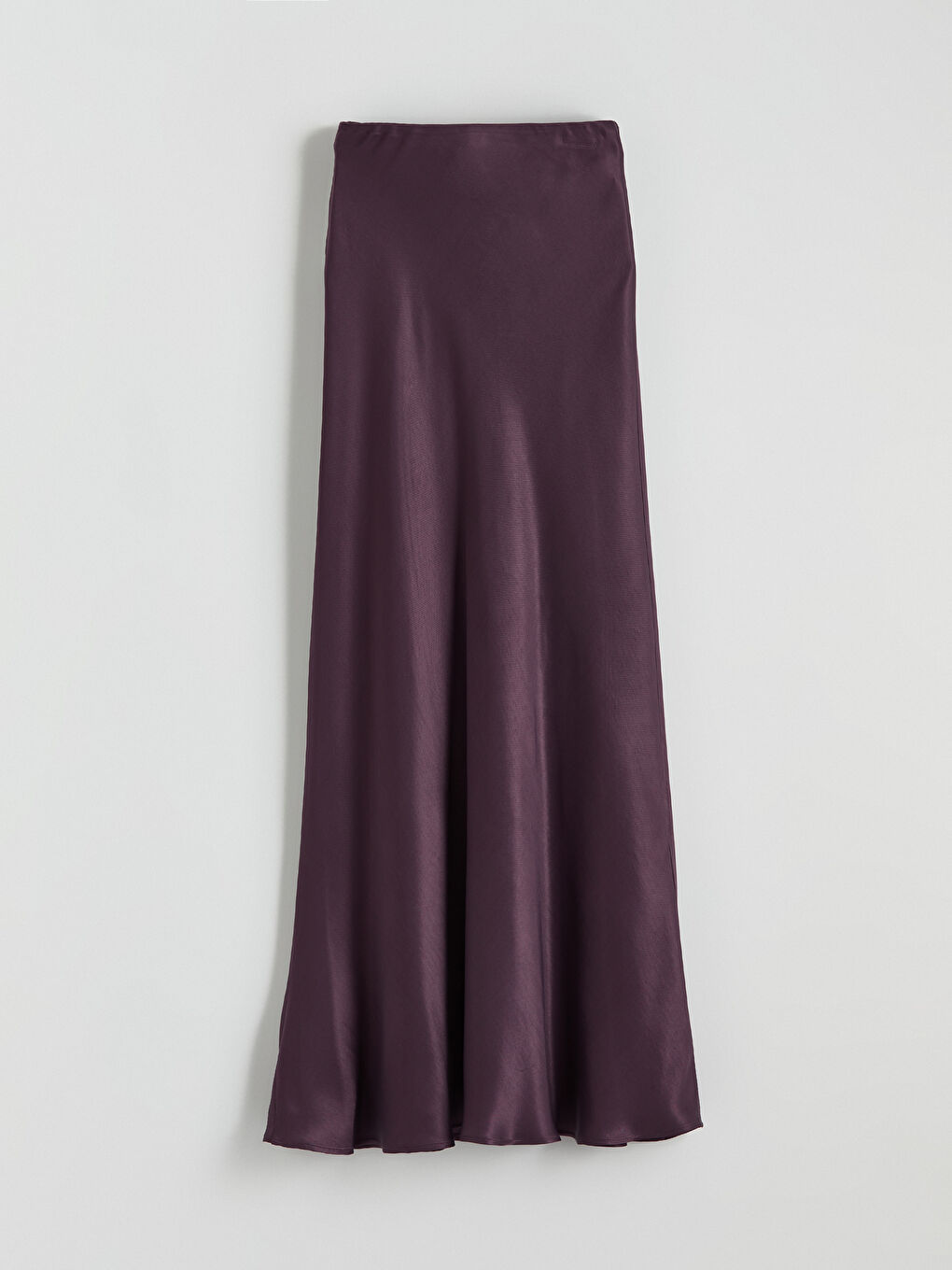 Mürdüm Beli Lastikli A Kesim Saten Etek-8