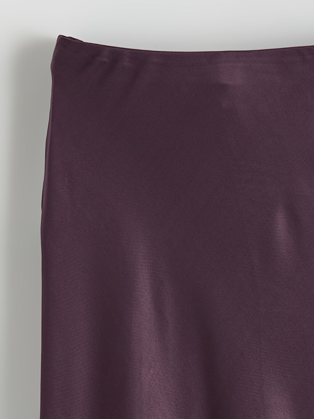 Mürdüm Beli Lastikli A Kesim Saten Etek-9