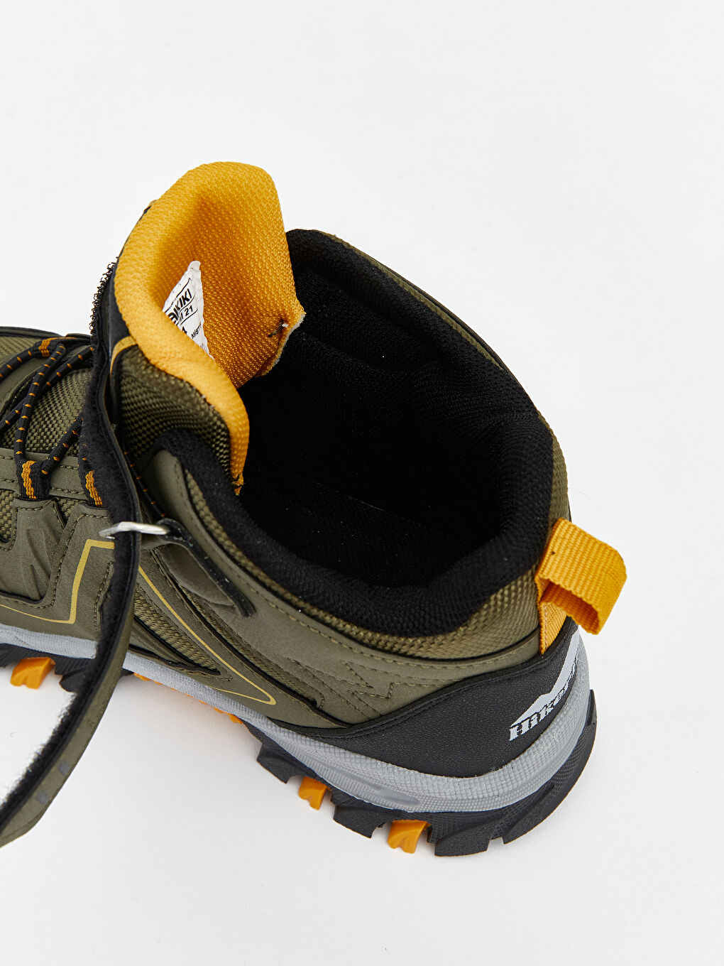 Haki Bağcık ve Cırt Cırtlı Erkek Çocuk Trekking Bot-6