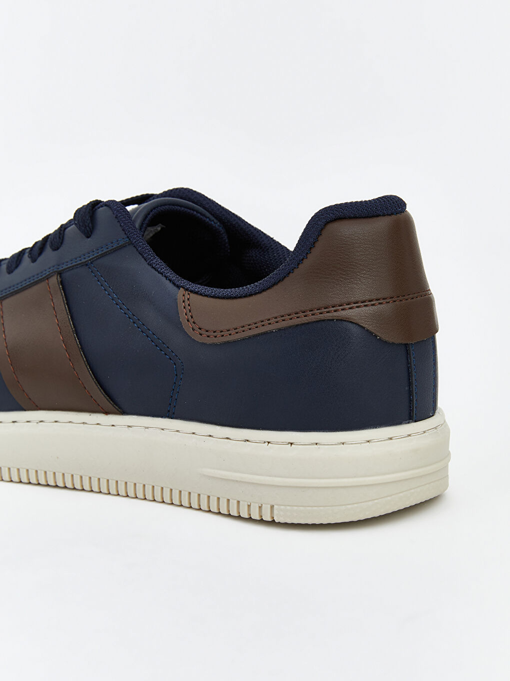 Lacivert Bağcıklı Erkek Spor Ayakkabı-4