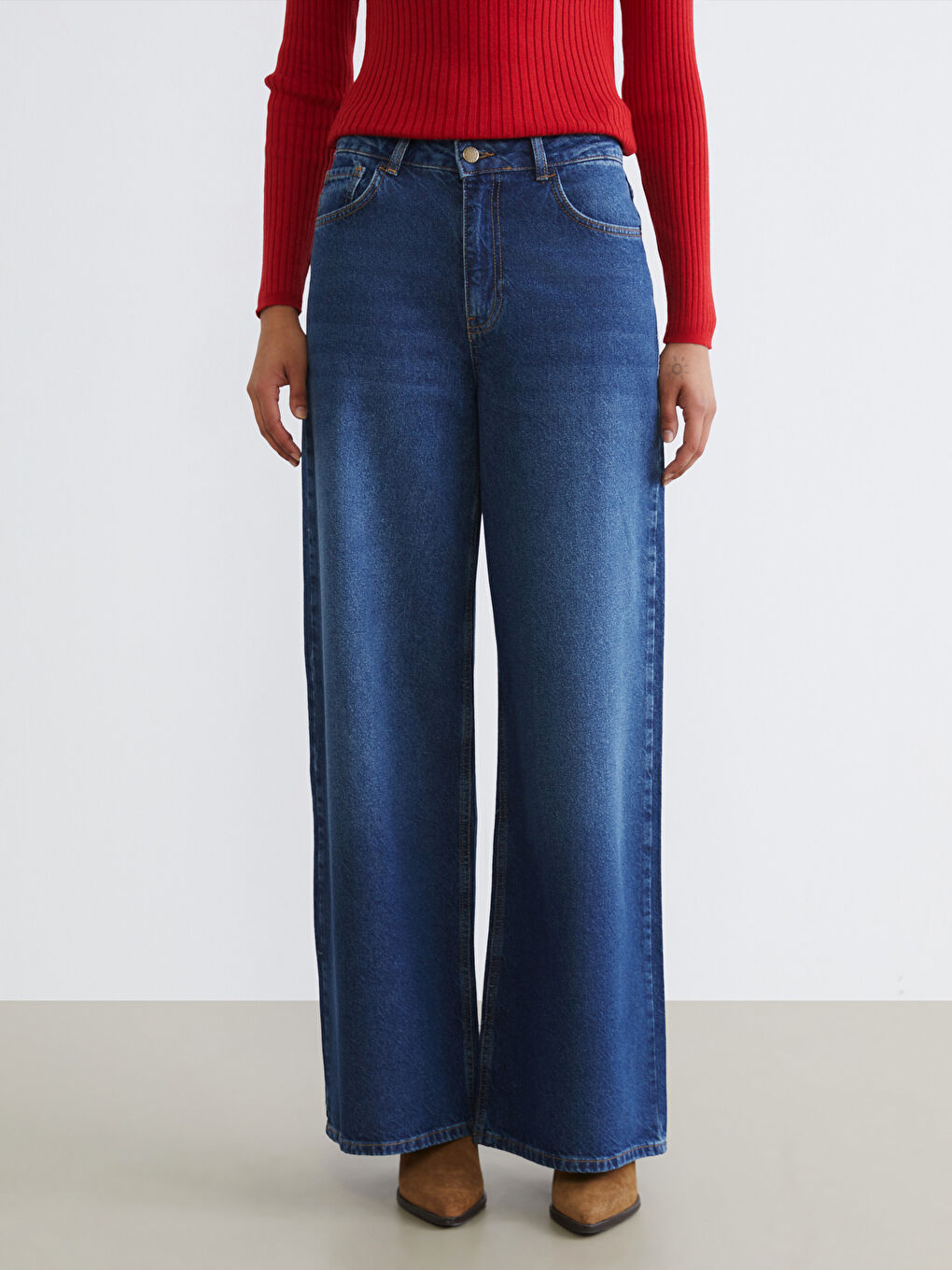 Wideleg Women's Jeans-1