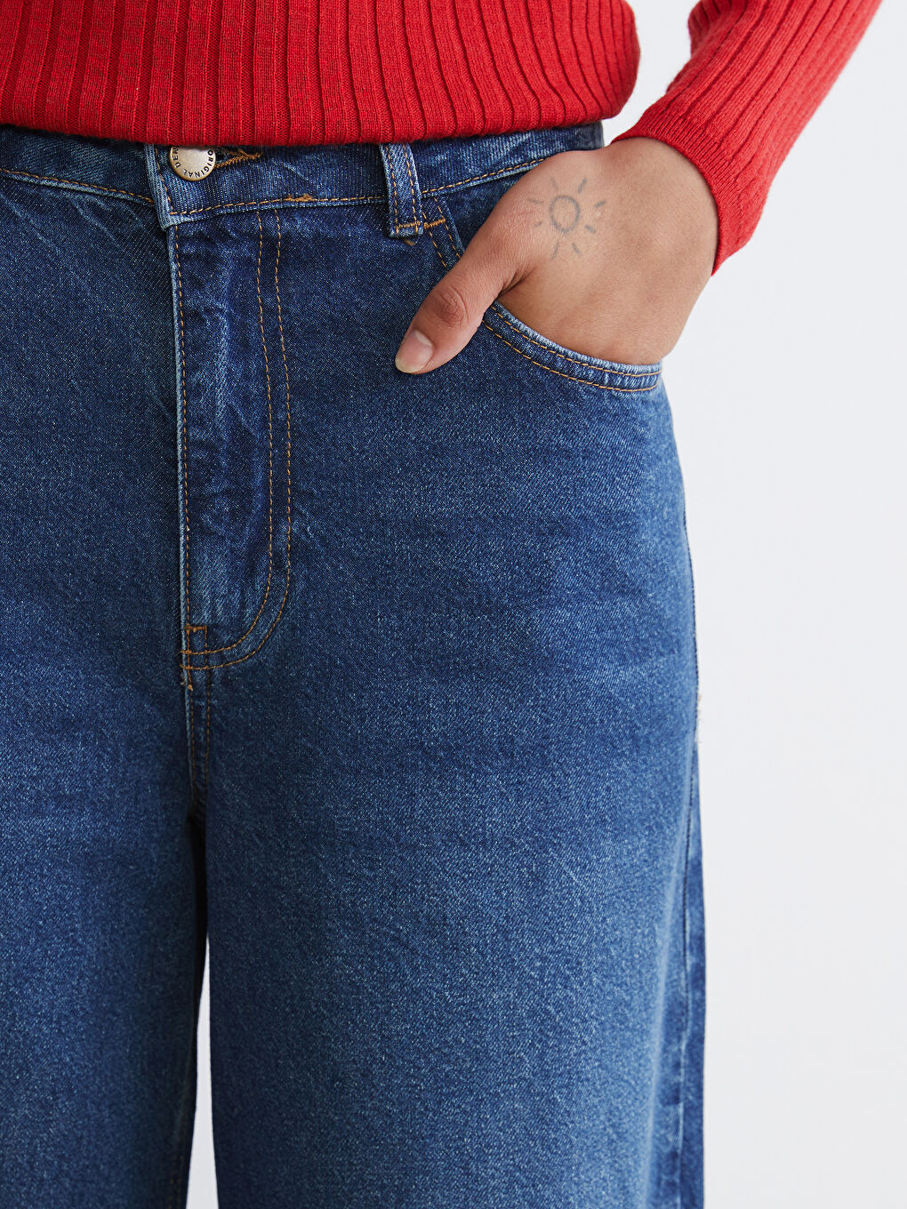 Wideleg Women's Jeans-2