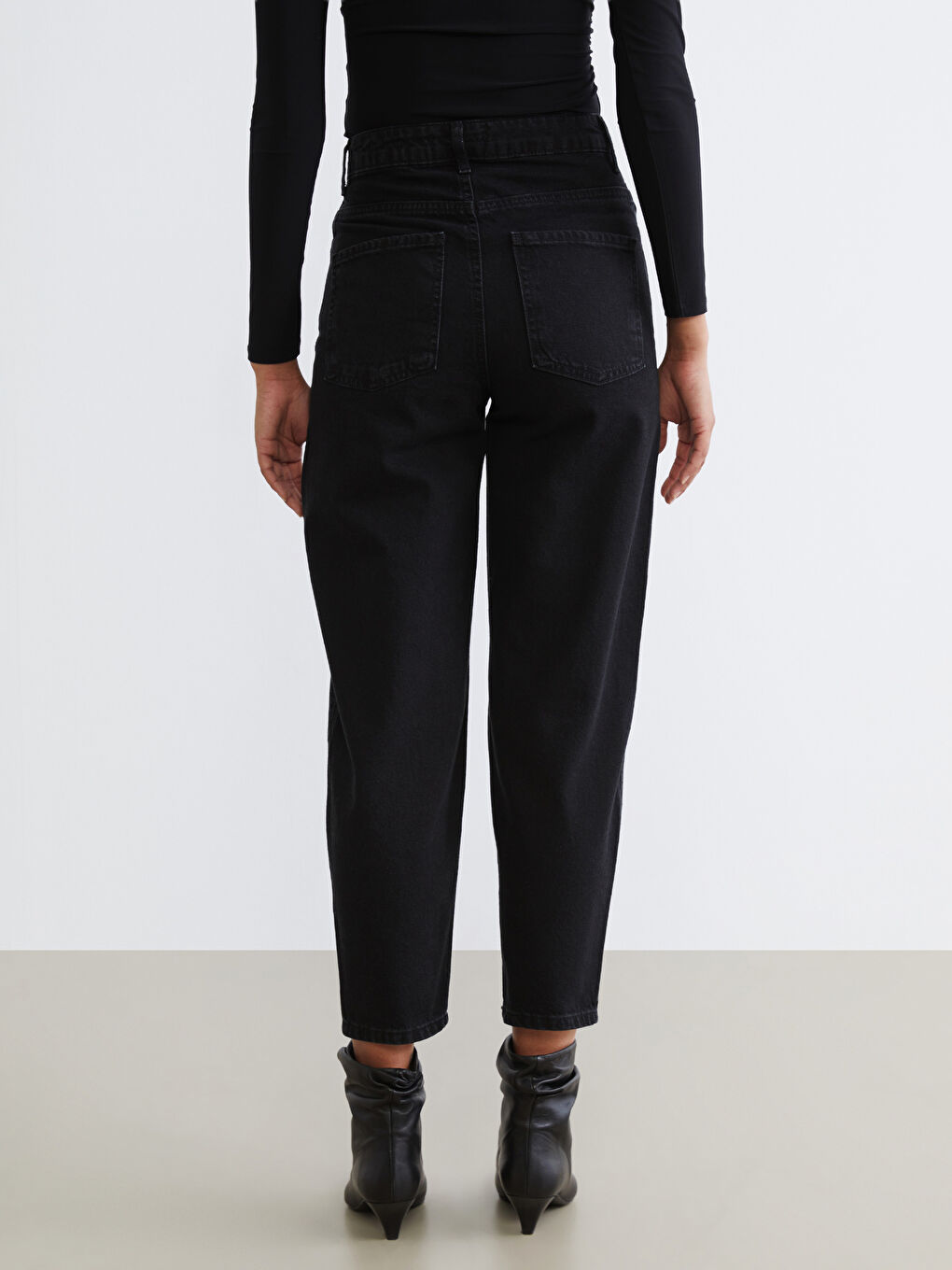 Barrel Fit Jeans für Damen-3