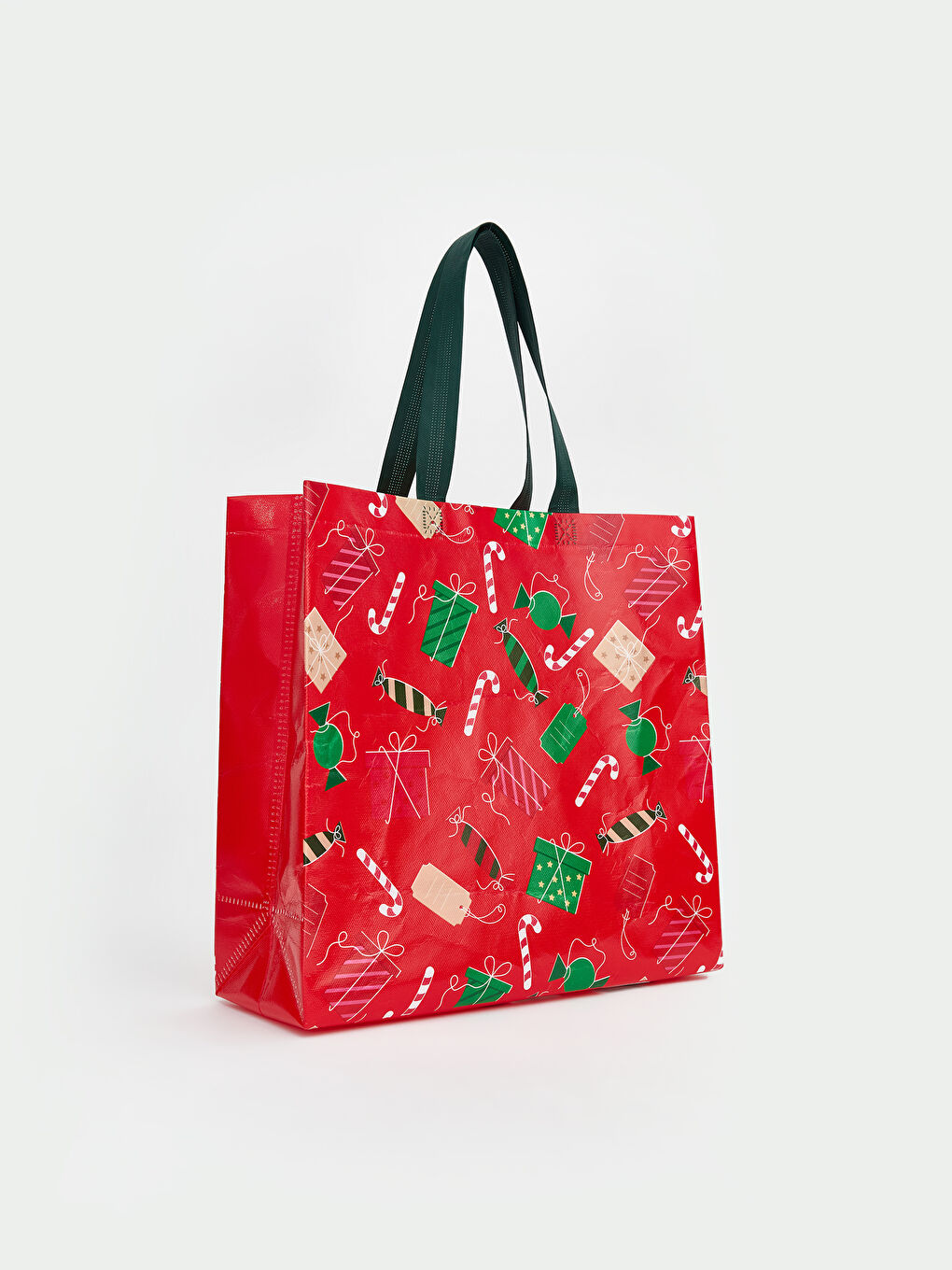 Karışık Yılbaşı Temalı Alışveriş Çantası-1