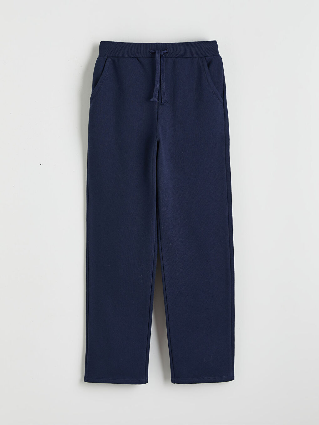 Lacivert Beli Lastikli Kız Çocuk Eşofman Altı