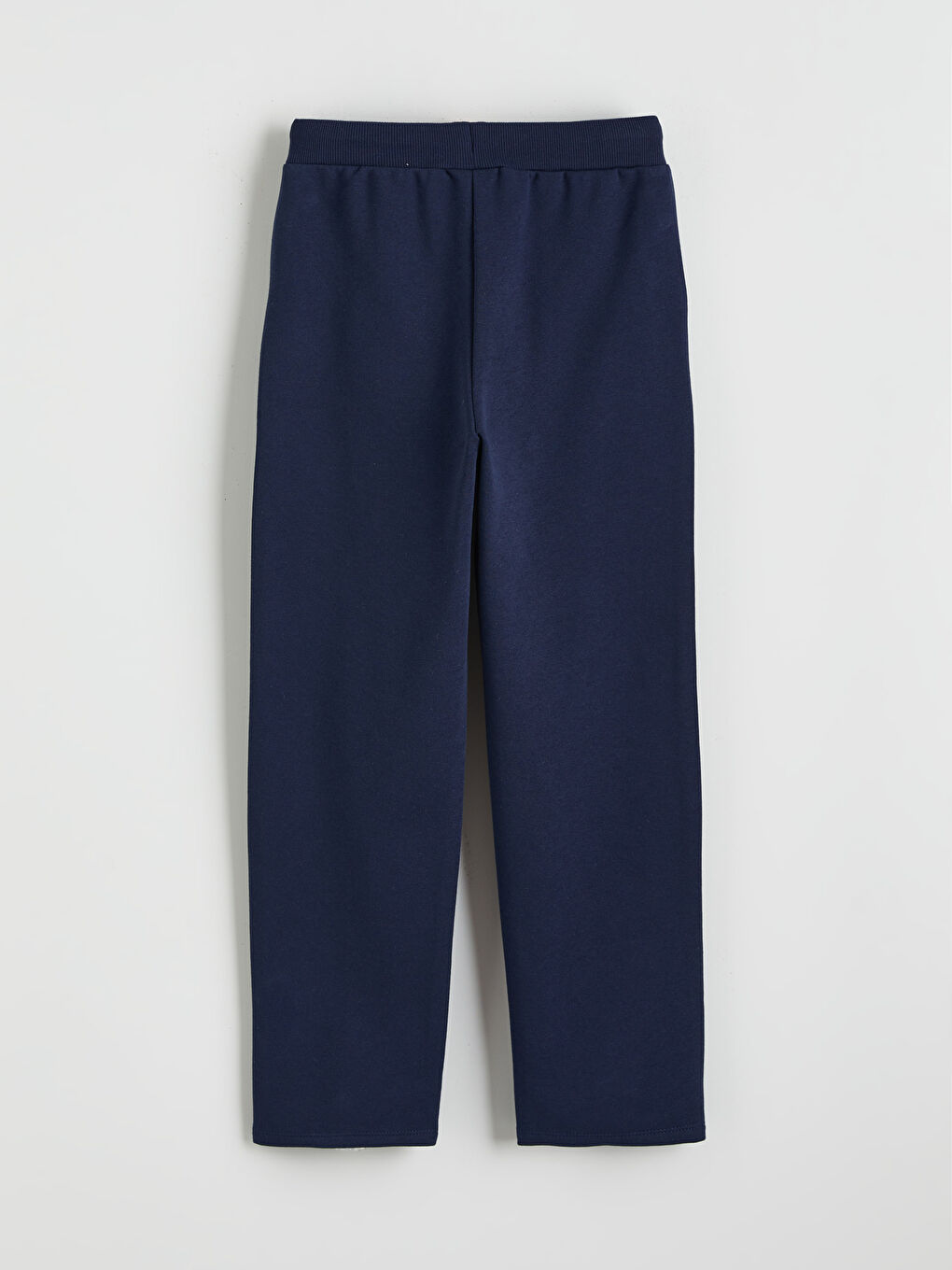 Lacivert Beli Lastikli Kız Çocuk Eşofman Altı-1