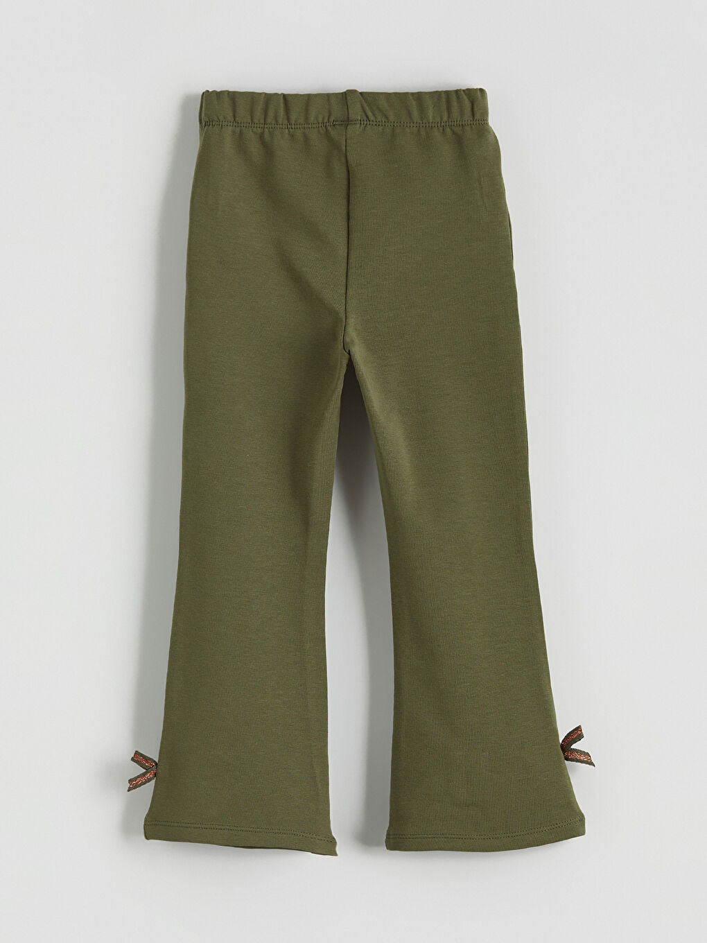 Ekru Fiyonk Baskılı Kız Çocuk Sweatshirt ve Tayt-6