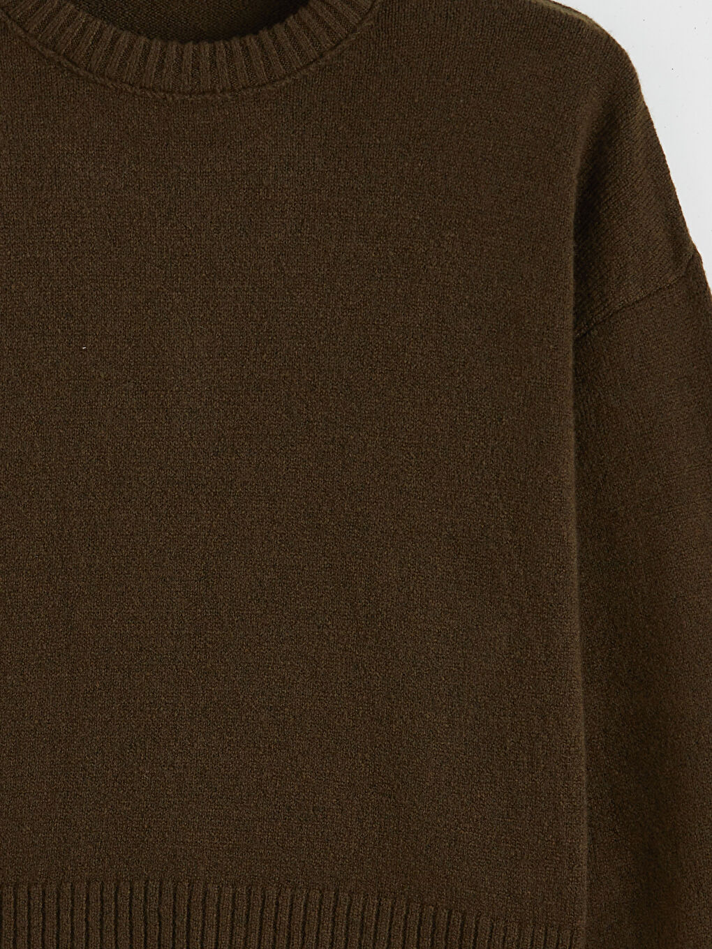 Haki Bisiklet Yaka Kadın Triko Kazak-5