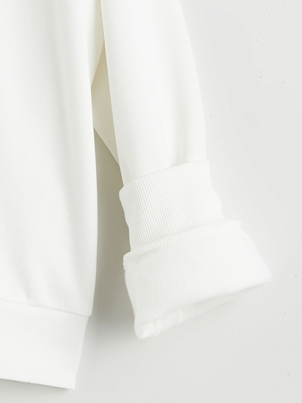 Ekru Miami Baskılı Kız Çocuk Kalın Sweatshirt-2