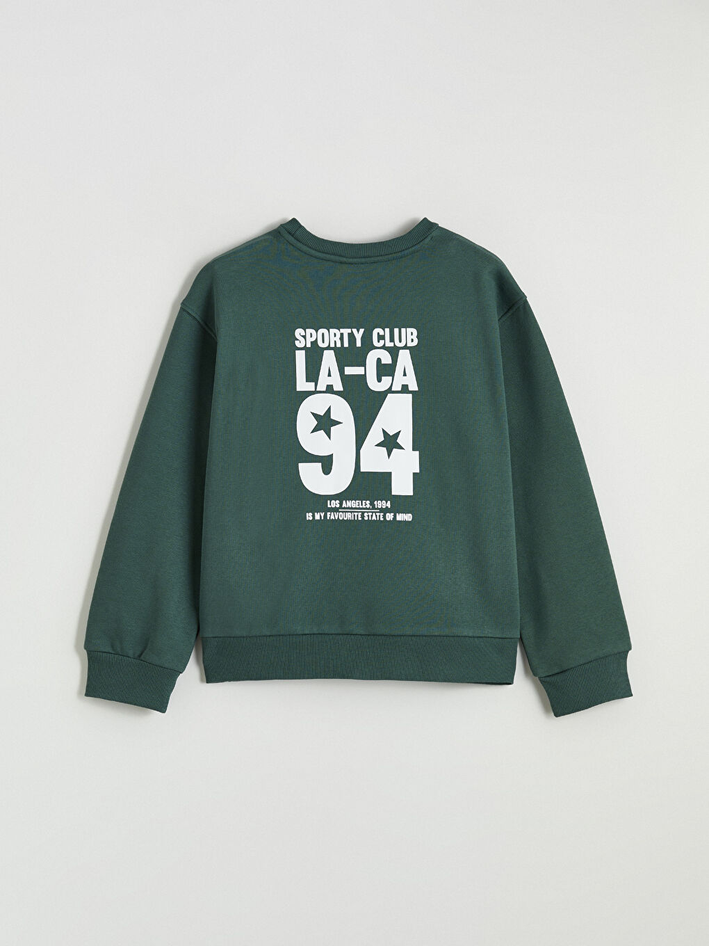 Petrol Los Angeles Baskılı Kız Çocuk Kalın Sweatshirt-5