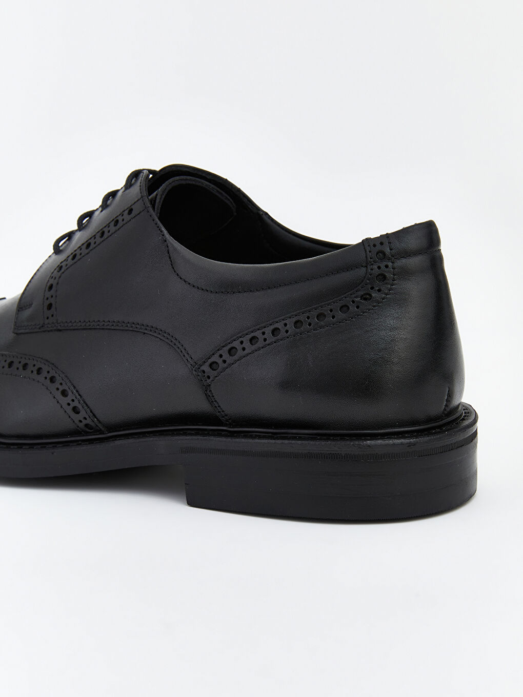 Laced Genuine Leather Men's Classic Shoes-4