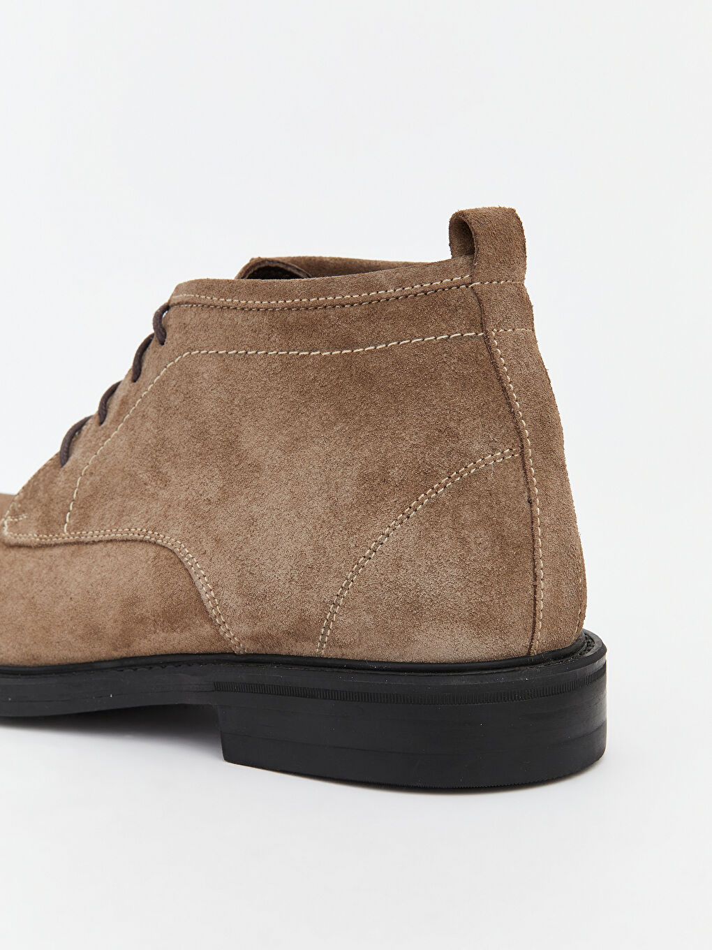 Ekru Süet Görünümlü Erkek Bot-4