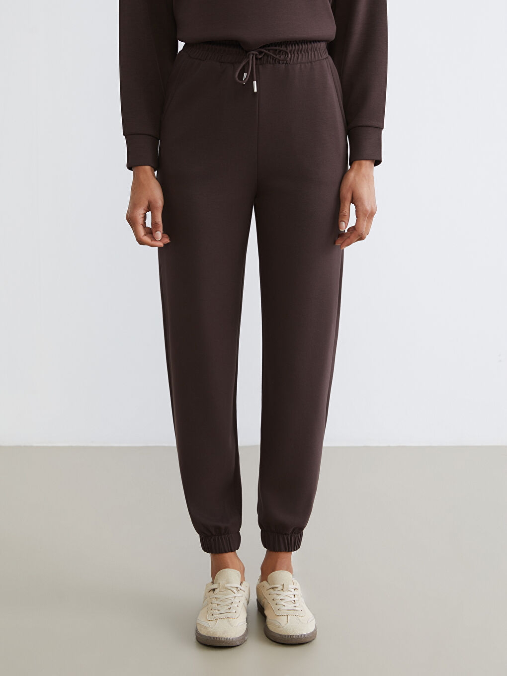 Elasticated Waist Women's Jogger Sweatpants-1