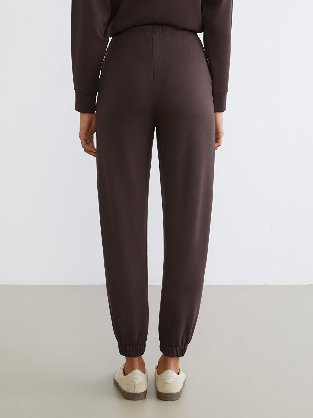 Elasticated Waist Women's Jogger Sweatpants-3