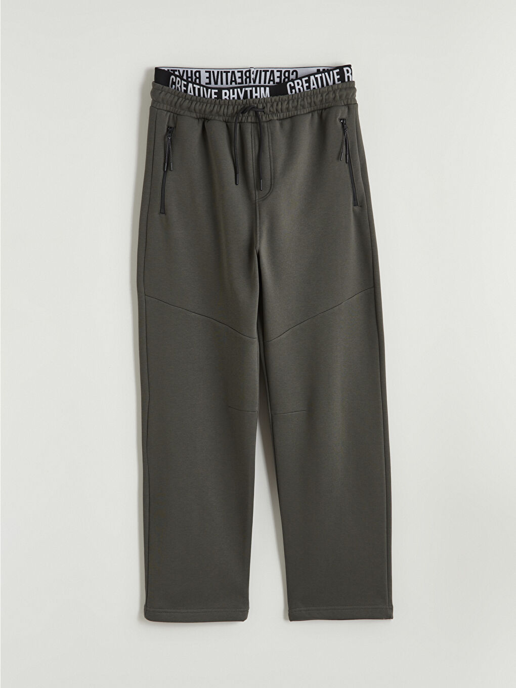 Haki Rahat Kalıp Erkek Eşofman Altı