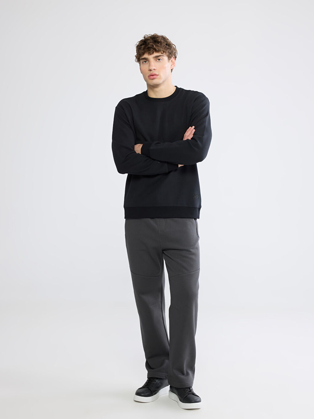 Antrasit Rahat Kalıp Erkek Eşofman Altı