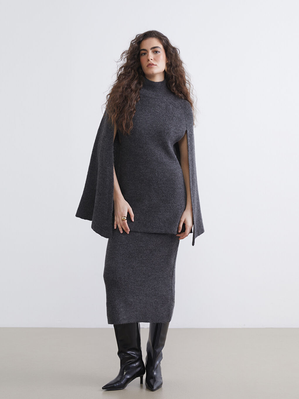 Woman ANTHRACITE Sweater-2