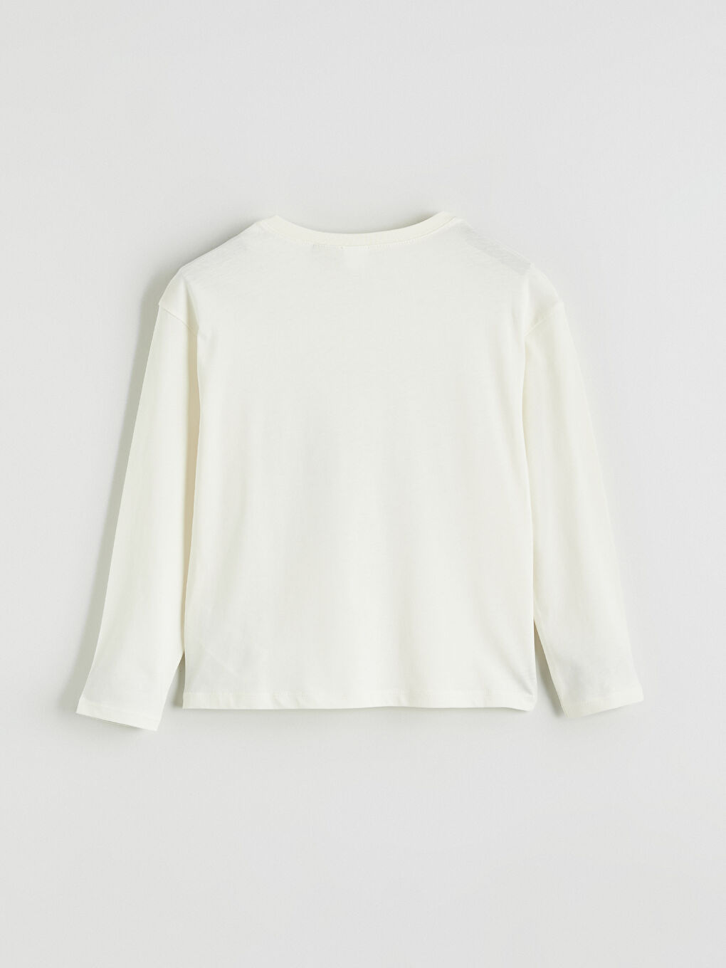 Pidžama komplet sa okruglim izrezom, štepom i štampom anđela za dečji-3