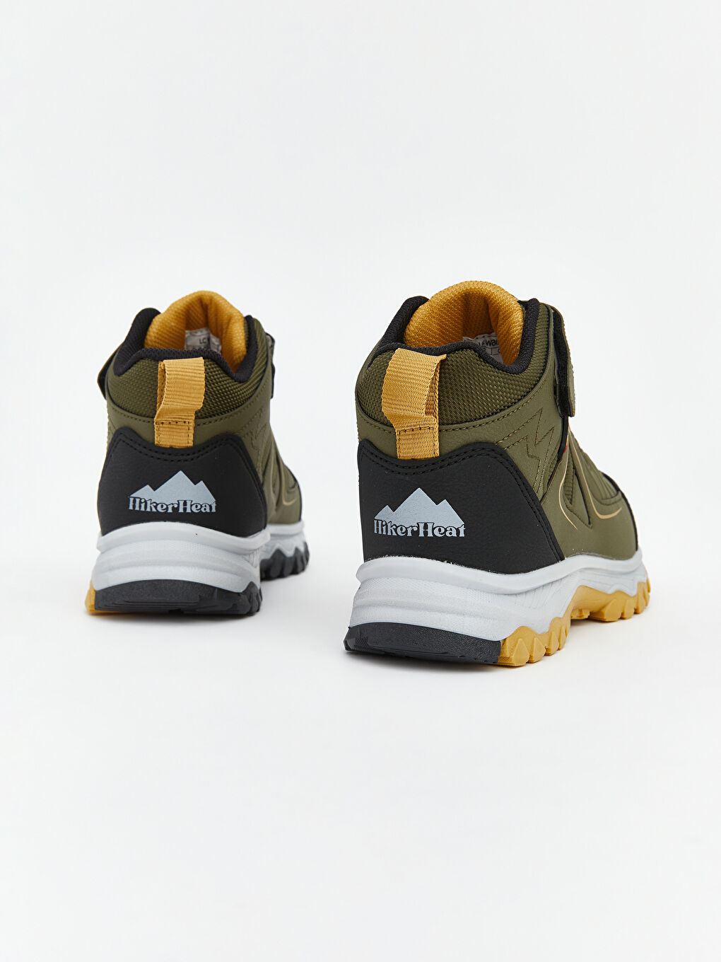 Haki Bağcık ve Cırt Cırtlı Erkek Çocuk Trekking Bot-4