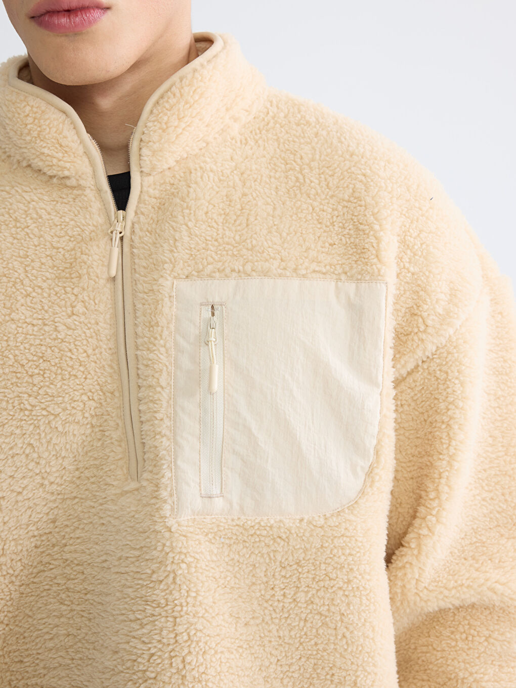 Man BEIGE Sweatshirt-2