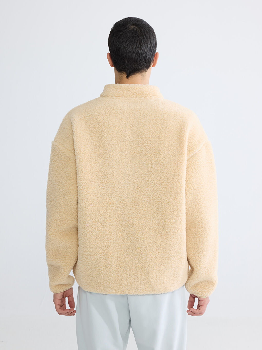 Man BEIGE Sweatshirt-3