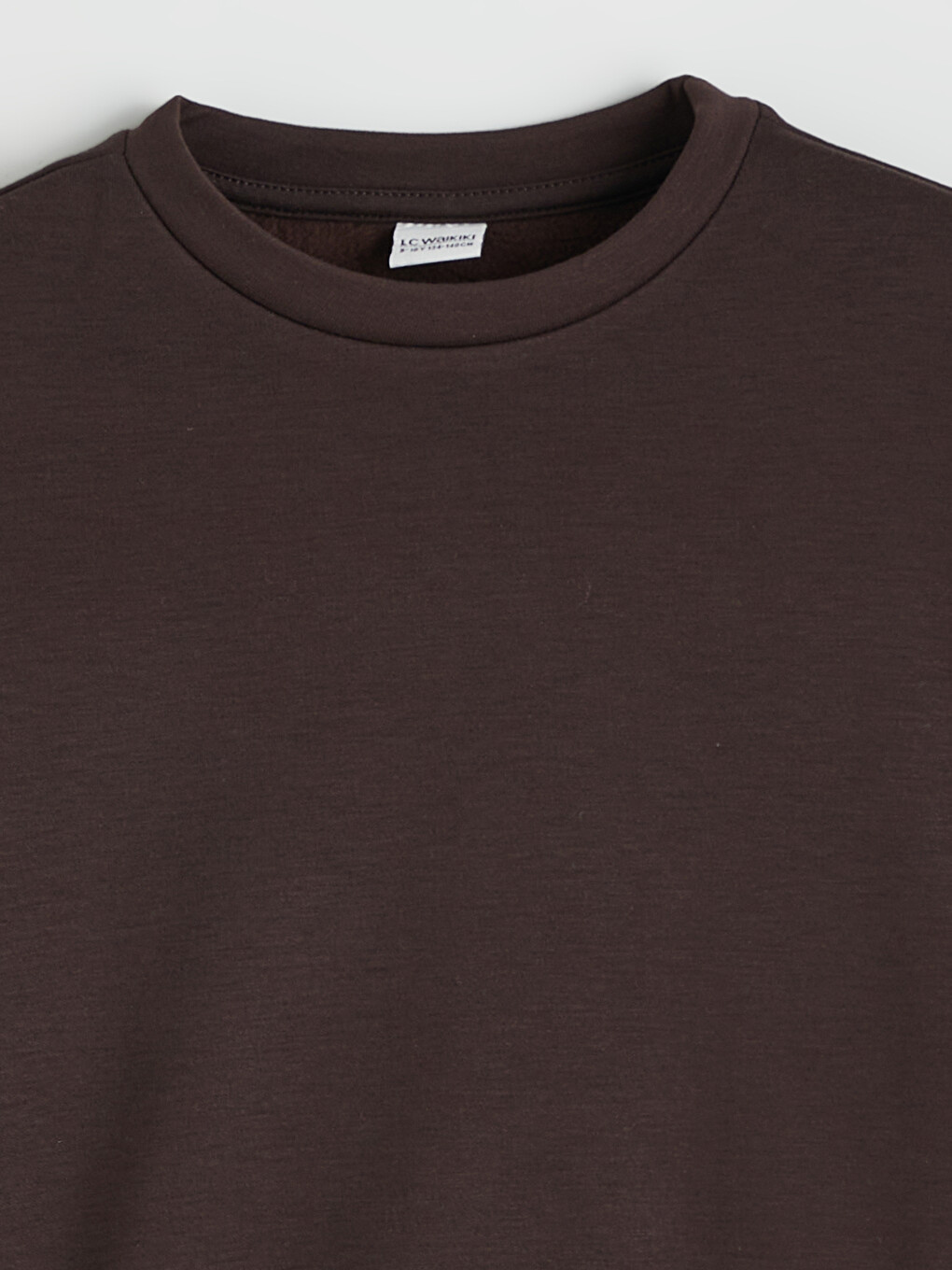 Kahverengi New York Baskılı Kız Çocuk Soft Touch Sweatshirt-2