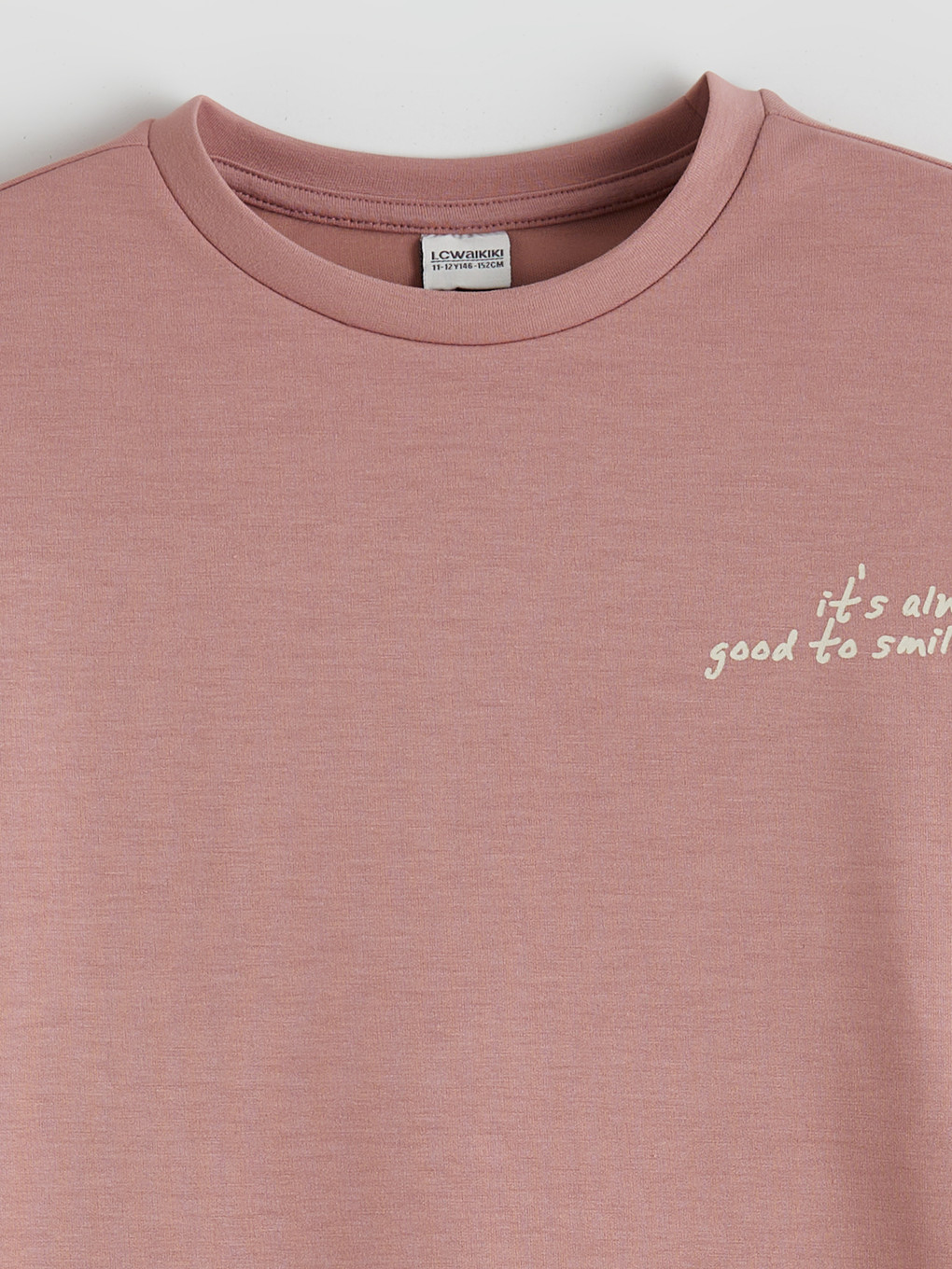 Pembe Kız Çocuk Soft Touch Sweatshirt-2