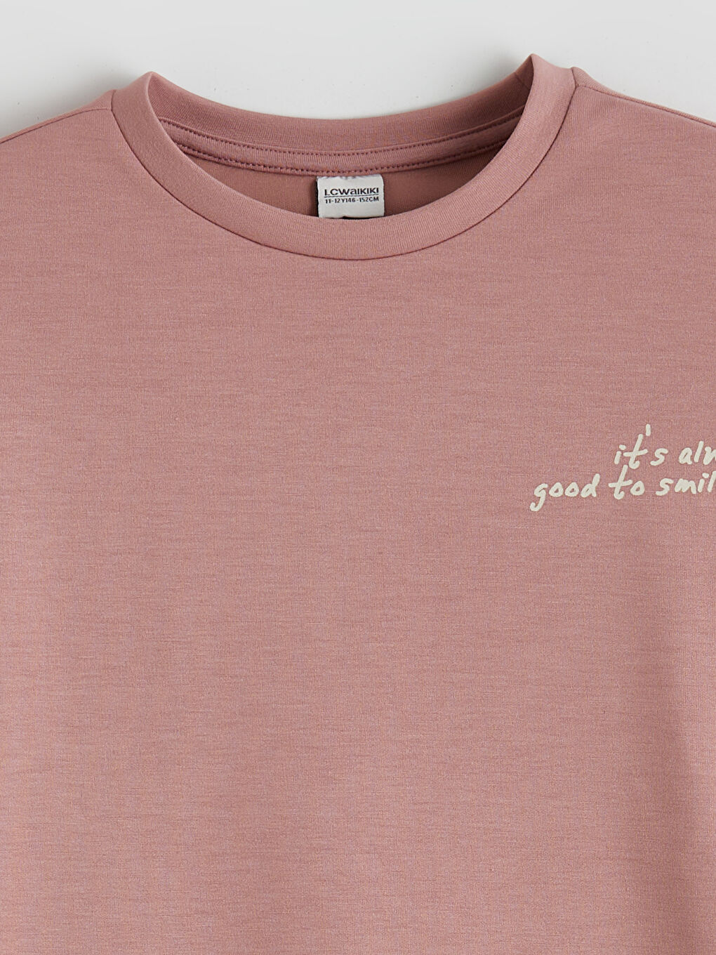 Crew Neck Girls' Sweatshirt and Sweatpants-2