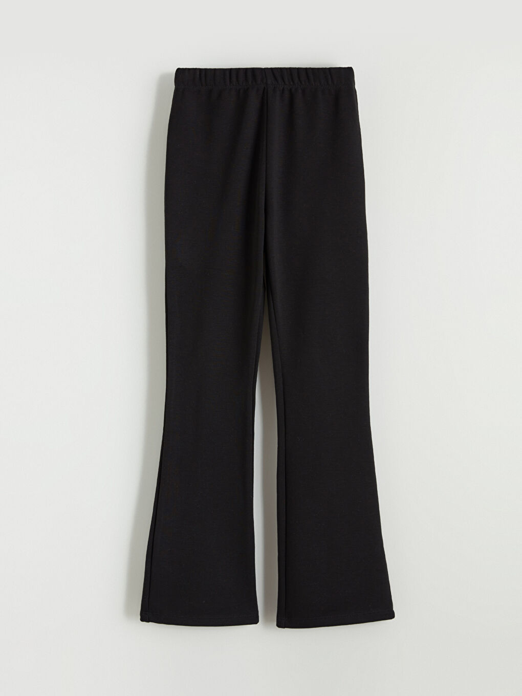 Siyah Polo Yaka Kız Çocuk Sweatshirt ve Eşofman Alt-5