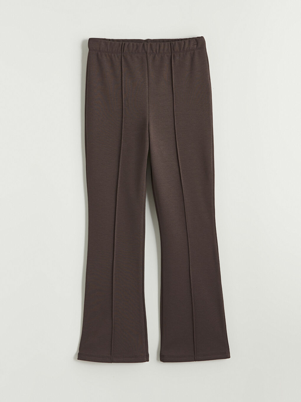 Kahverengi Dik Yaka Kız Çocuk Eşofman Takımı-4