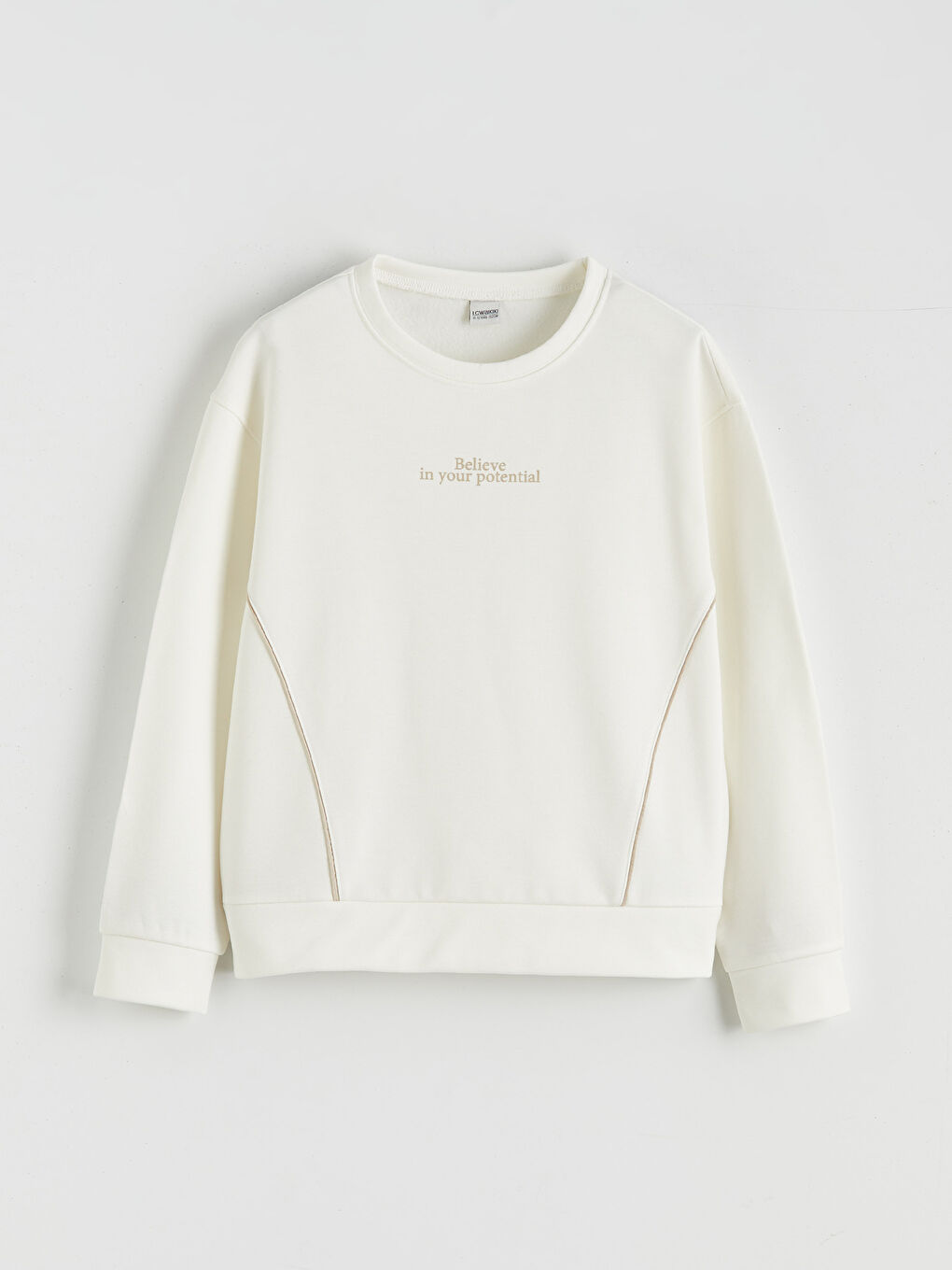 Dukserica i trenerka za devojčice sa okruglim izrezom-1