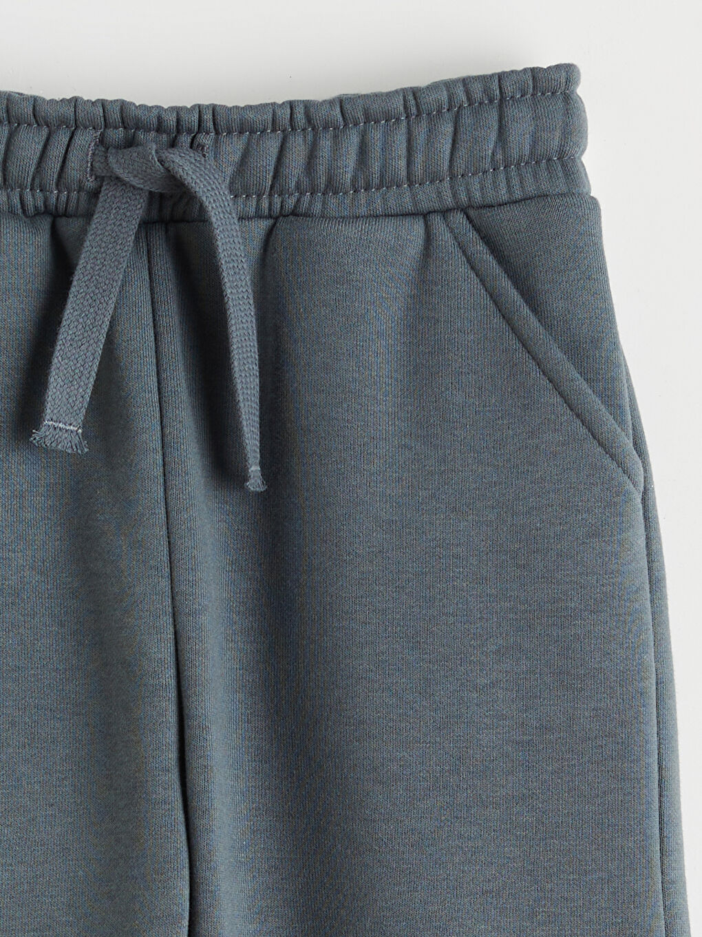 Gri Beli Lastikli Erkek Çocuk Eşofman Alt-2