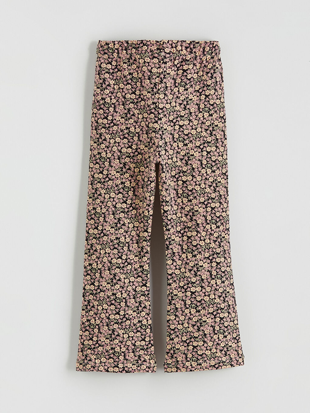 Helanke sa elastičnim strukom, cvetnim španskim nogavicama za devojčice-2