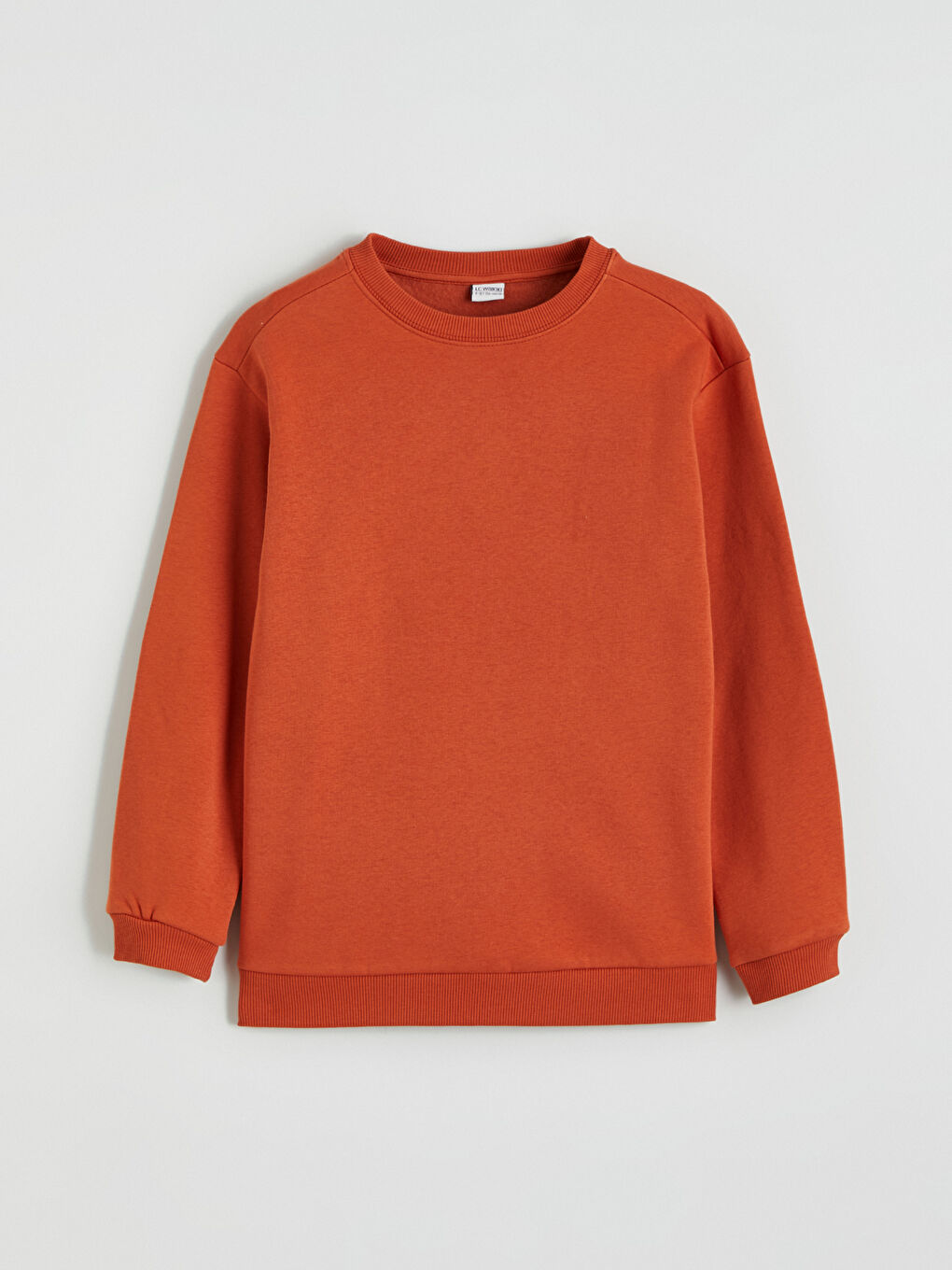 Crew Neck Boys' Thick Sweatshirt
