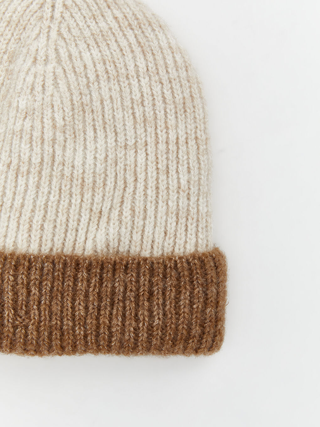 قبعة تريكو بلوك ديال الألوان أولاد بيبي-1