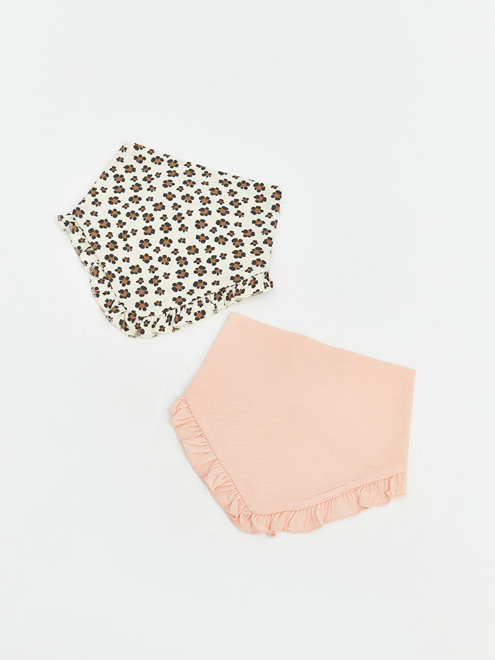 Bavoirs Imprimés Bébé Fille 2 Pièces.-1