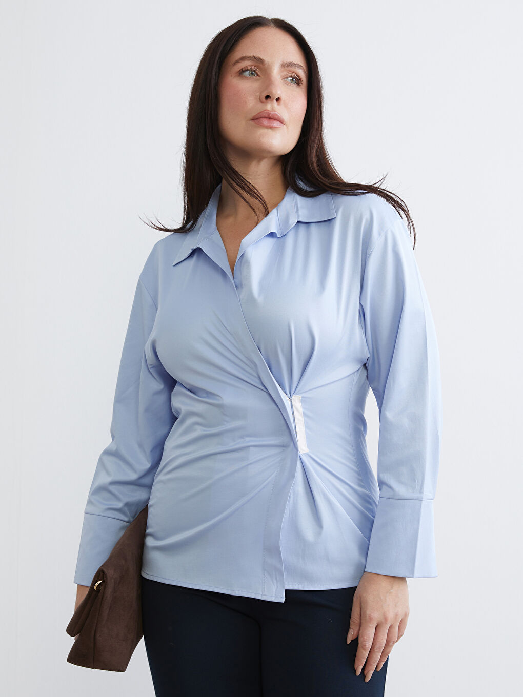 Ruched Women's Shirt