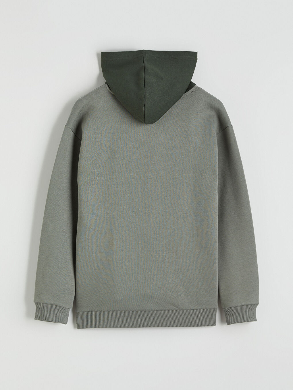 Haki Baskılı Erkek Çocuk Kalın Sweatshirt-1