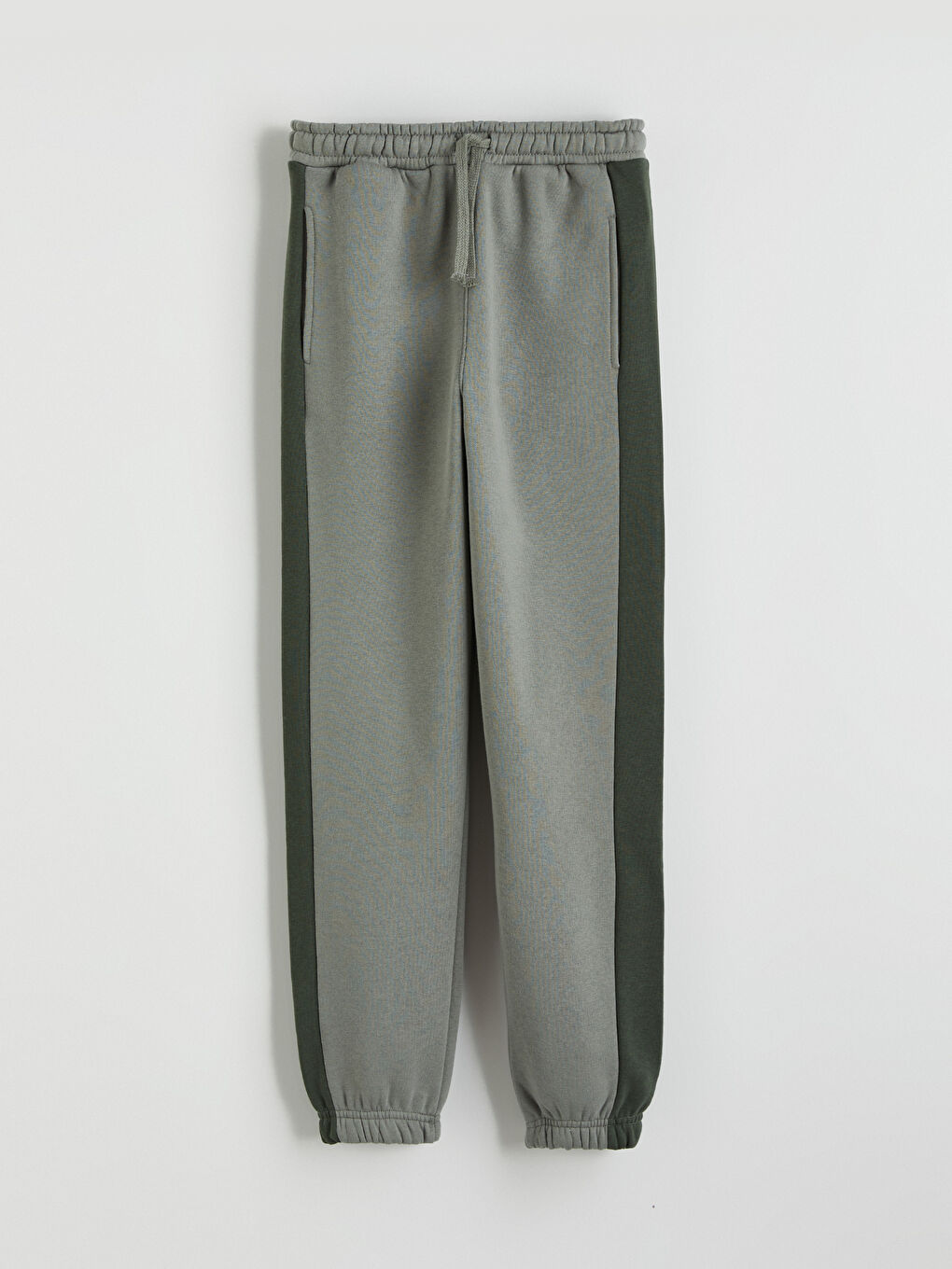 Haki Beli Lastikli Erkek Çocuk Jogger Eşofman Altı