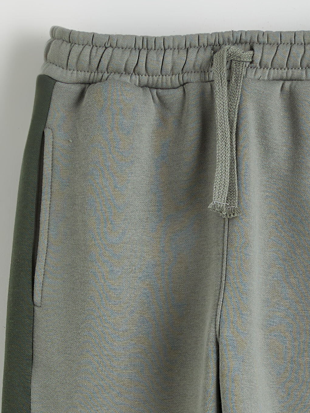 Haki Beli Lastikli Erkek Çocuk Jogger Eşofman Altı-2