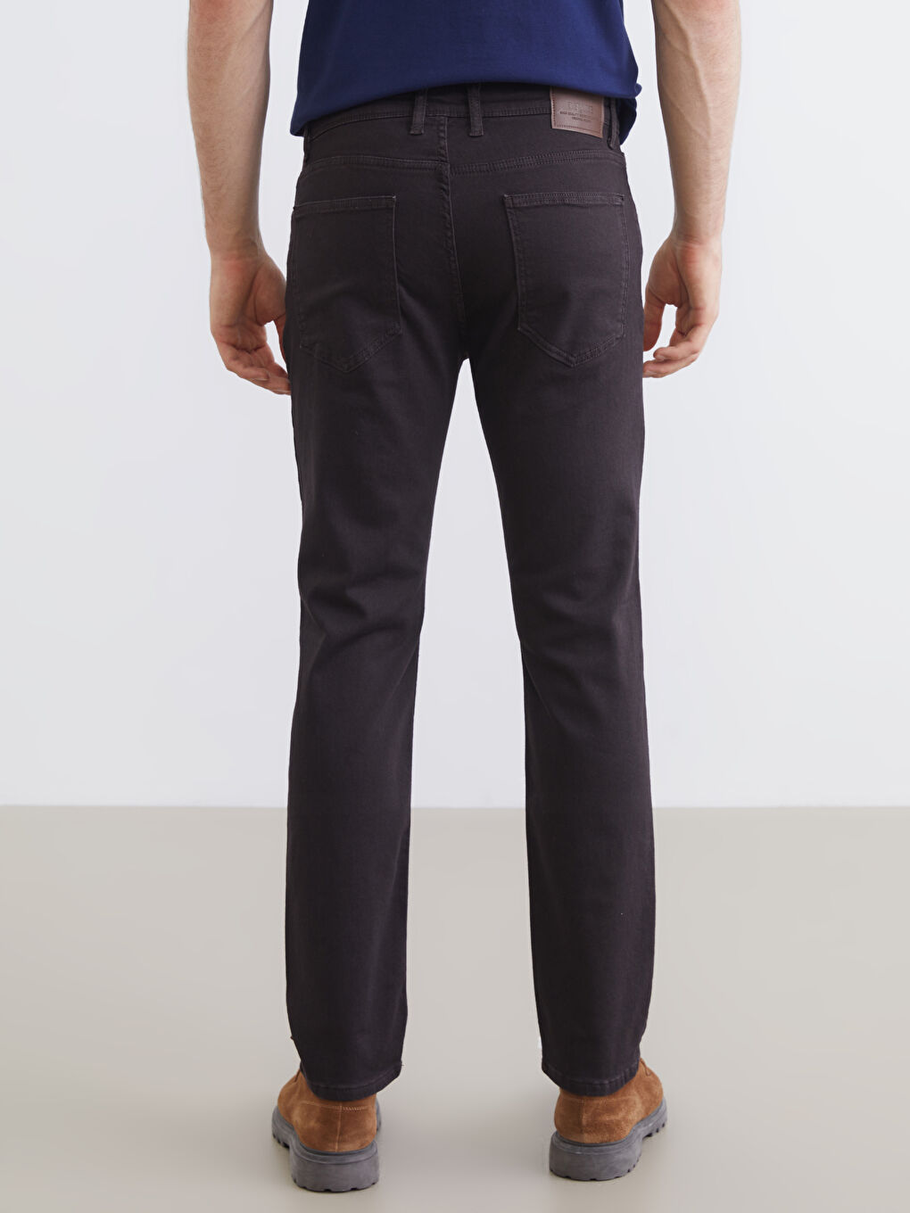 Kahverengi 779 Regular Fit Erkek Jean Pantolon-3