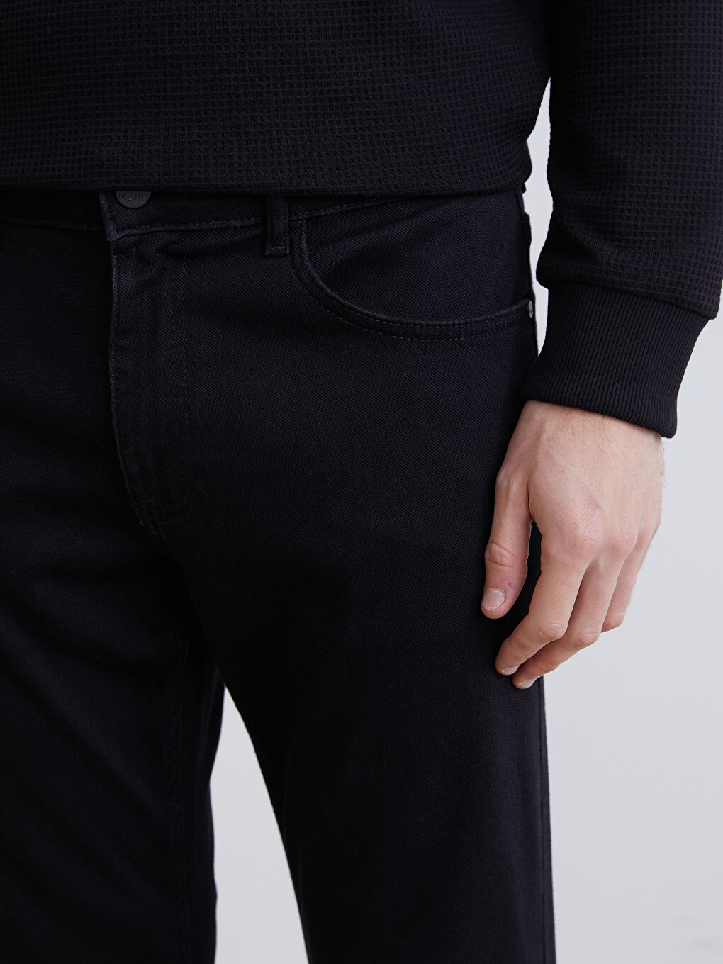 Siyah 779 Regular Fit Erkek Jean Pantolon-2