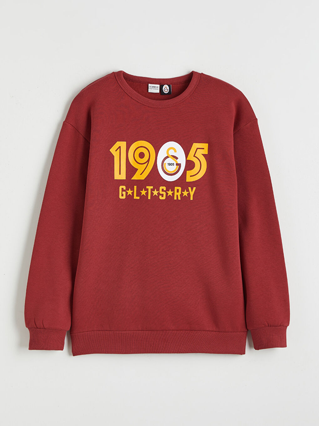 Kırmızı Galatasaray Baskılı Erkek Çocuk Kalın Sweatshirt