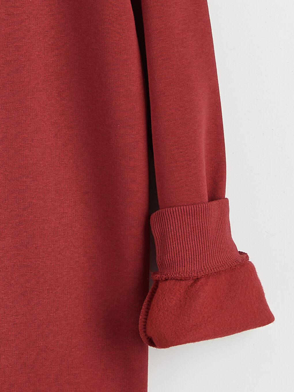 Kırmızı Galatasaray Baskılı Erkek Çocuk Kalın Sweatshirt-3