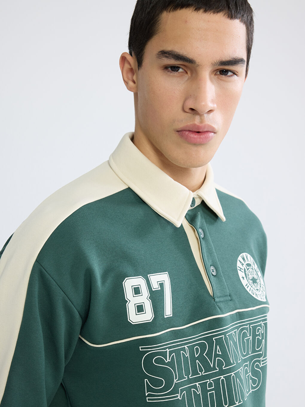 كنزة رياضية أخضر رجل-2