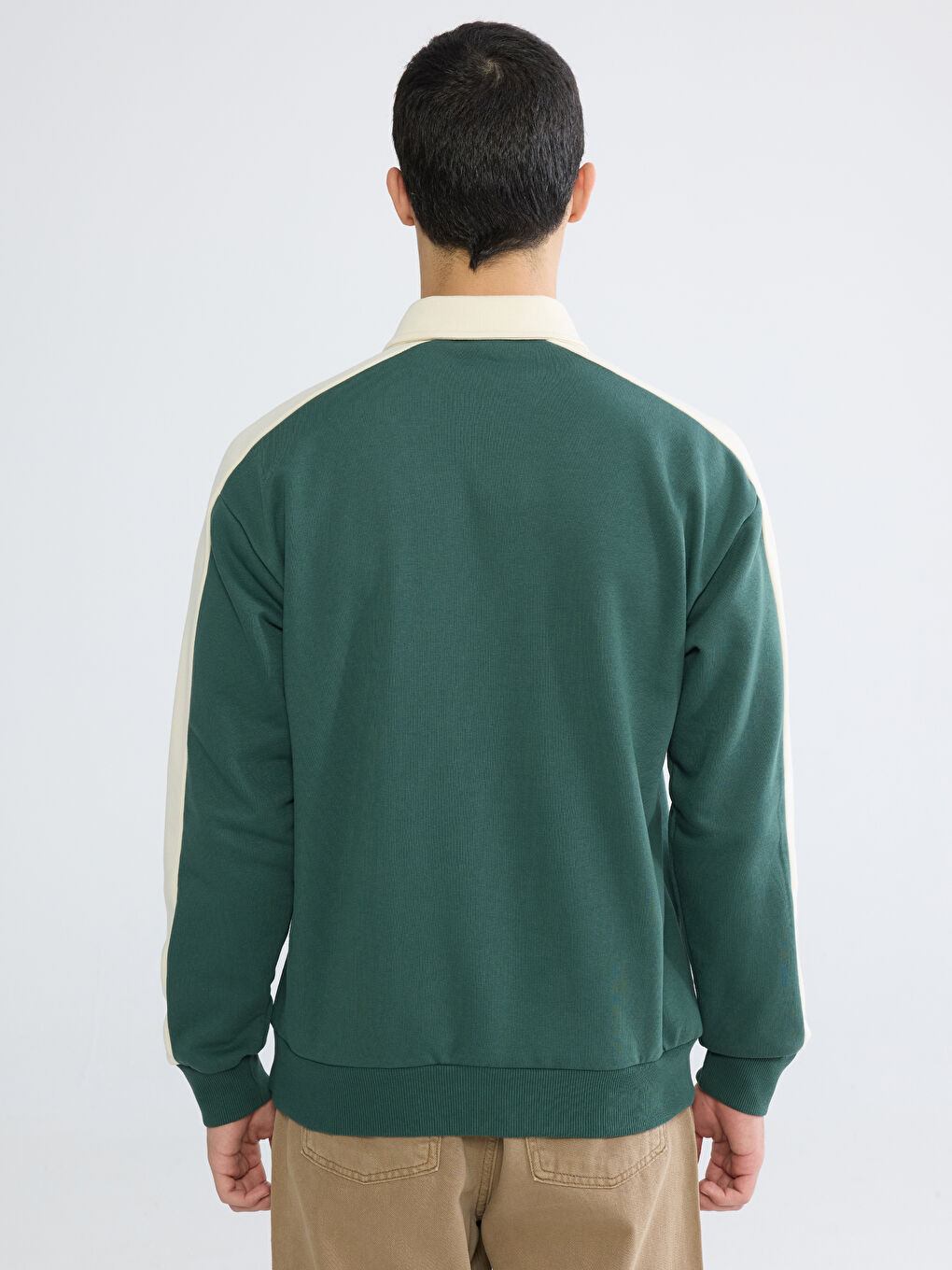 كنزة رياضية أخضر رجل-3