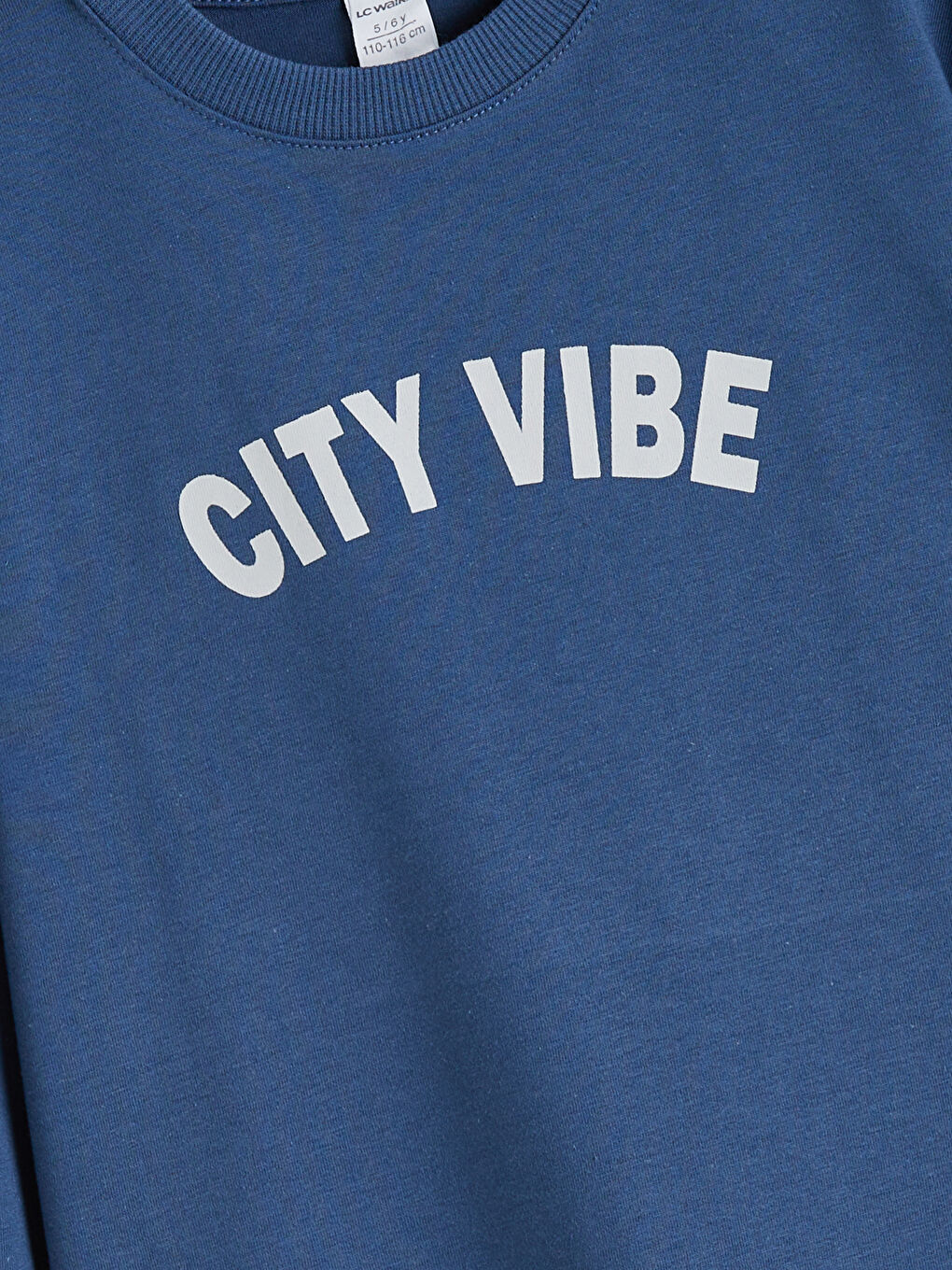 Gri Bisiklet Yaka Baskılı Erkek Çocuk Tişört 2'li-5