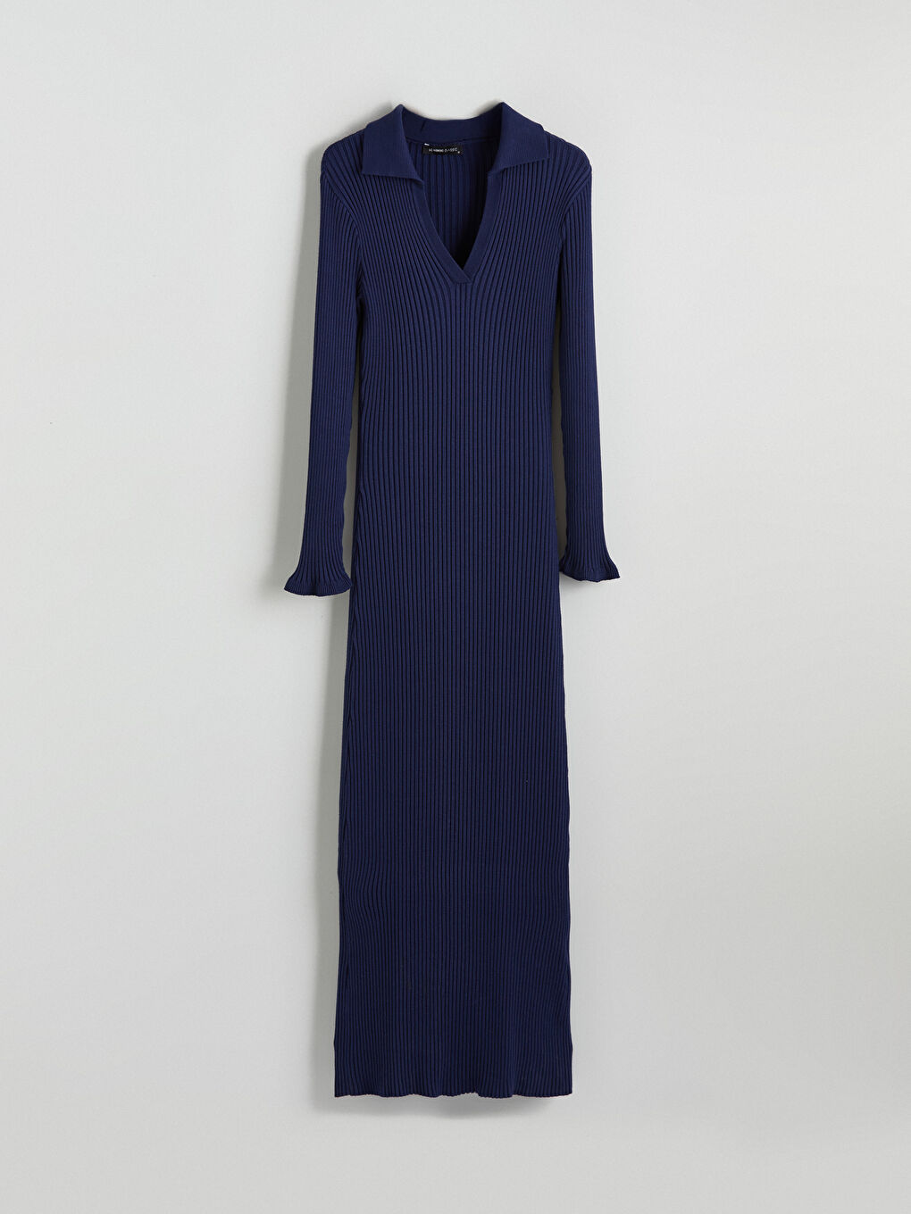 Polo Neck Knitwear Dress-4